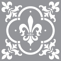 DecoArt Fleur de Lis Tile Stencil - CLDAADS04 - Lilly Grace Crafts