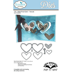 Elizabeth Craft Designs Heart Pivot Card - ECD775 - Lilly Grace Crafts
