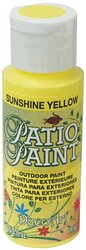DecoArt Sunshine Yellow Patio Paint - CLDCP06-2OZ - Lilly Grace Crafts