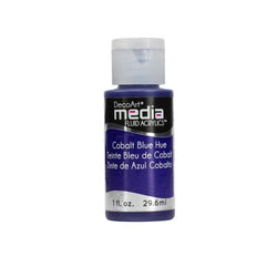 DecoArt Cobalt Blue Hue (Media Paint) - CLDADMFA08-1OZ - Lilly Grace Crafts