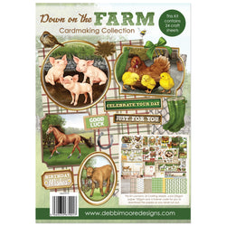 Debbi Moore Designs Cardmaking Kit - Down On The Farm - DMIWCK375 - Lilly Grace Crafts