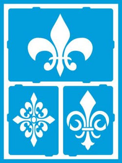 DecoArt Large Fleur de Lis Stencil - CLDAAGS215 - Lilly Grace Crafts