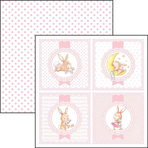 Ciao Bella Papers 12"x12" Sheets x12 Coccole per la nanna Girl - CBSS064 - Lilly Grace Crafts