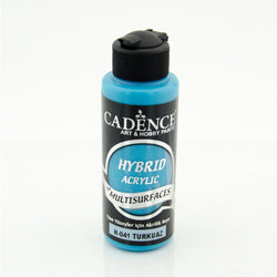 Cadence Turquoise 120 ml Hybrid Acrylic Paint For Multisurfaces - CA741708 - Lilly Grace Crafts