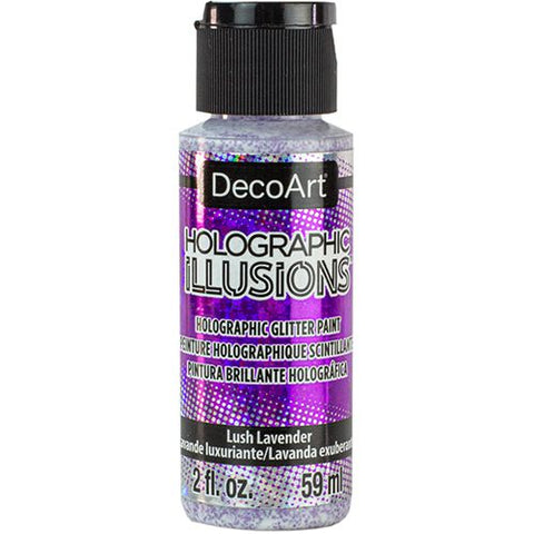 DecoArt Lush Lavender Holographic Illusions - CLDADHG09-2OZ - Lilly Grace Crafts