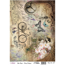 Cadence Rice Decoupage Paper - Vintage Boutique - CA746659 - Lilly Grace Crafts