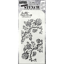 Stampers Anonymous Thorned - Tim Holtz Layering Stencil - AGTHS162 - Lilly Grace Crafts