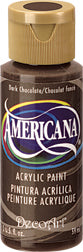 DecoArt Dark Chocolate Americana Acrylic 2Oz. - CLDAO65-2OZ - Lilly Grace Crafts