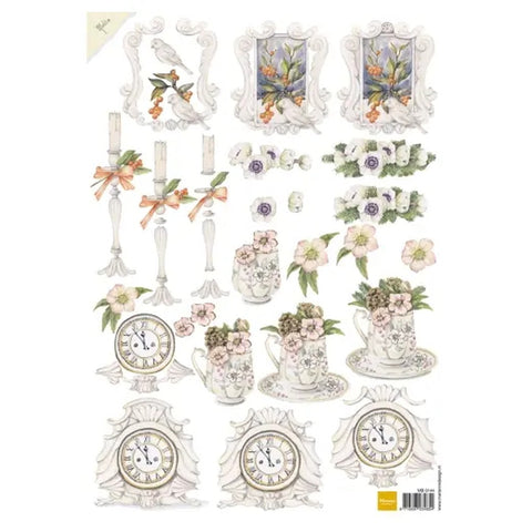 Marianne Design Mattie - Vintage Sold in Packs of 10's - MDMB0144 - Lilly Grace Crafts
