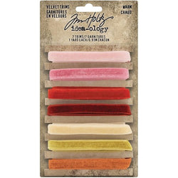 Tim Holtz idea-ology Velvet Trims Warm - ADTH94115 - Lilly Grace Crafts