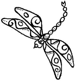 Art Stamps Dragonfly - FC77 - Lilly Grace Crafts