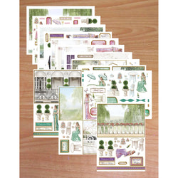 Art Deco Build a Scene Card making kit with Forever Code - DMIWCK367 - Lilly Grace Crafts