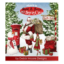 Debbi Moore Designs Build A Scene Santa Claus Collection USB Key - DMUSB632 - Lilly Grace Crafts