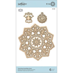 Spellbinders Charming Snowflake Doily Etched Dies - SBS5-380 - Lilly Grace Crafts