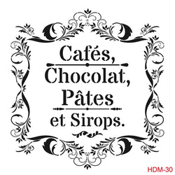 Cadence 25 x 25 Midi Stencil - Café Chocolat - CA019952 - Lilly Grace Crafts