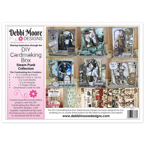 Debbi Moore Designs Day Cardmaking Kit - Steampunk - DMIWCK273 - Lilly Grace Crafts