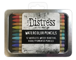 Ranger Tim Holtz® Distress Watercolour Pencils Kit 3 (12 Pack) - TDH76643 - Lilly Grace Crafts