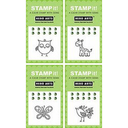 Stamp It: Critters (4 Designs - HACM002 - Lilly Grace Crafts