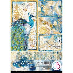 Ciao Bella Papers Ciao Bella A4 Creative Pad  Indigo - CBCL061  - Lilly Grace Crafts