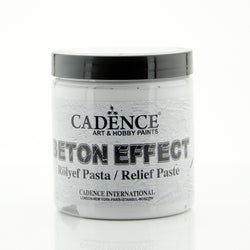 Cadence 250 ml  Beton Effect Relief Paste - CA739033 - Lilly Grace Crafts