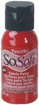 DecoArt Santa Red SoSoft 1Oz. - CLDA-DSS77-1OZ - Lilly Grace Crafts