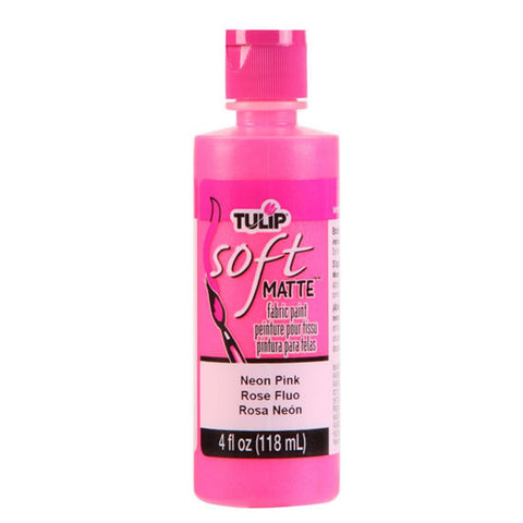 Tulip Tulip Neon Pink Soft Fabric Paint 4oz - IL21730 - Lilly Grace Crafts