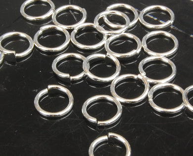 Unbranded Silver 9mm Jump Ring pack 20 - CLKPS-0054 - Lilly Grace Crafts