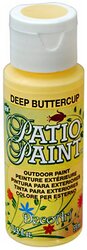 DecoArt Deep Buttercup Patio Paint - CLDCP60-2OZ - Lilly Grace Crafts