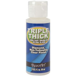 DecoArt Decoart Triple Thick Brush Gloss Ct - CLDA-TG01-2OZ - Lilly Grace Crafts