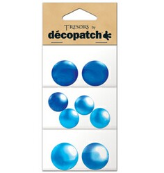 DecoPatch Round shapes, blue - CLDPBJM216 - Lilly Grace Crafts