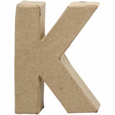 Creativ Letter K - 10cm - Single Paper mâché - CLCV26649 - Lilly Grace Crafts