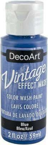 DecoArt Blue Vintage Effects Wash - CLDADCW13-2OZ - Lilly Grace Crafts