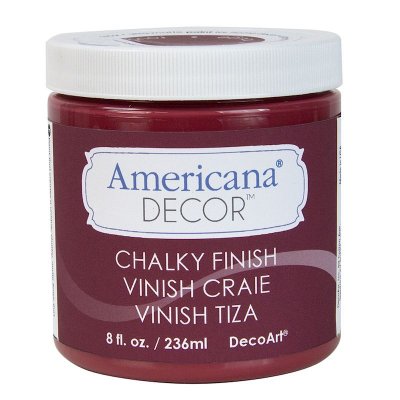 DecoArt Rouge Chalky Finish Paint - CLDAADC07-8OZ - Lilly Grace Crafts