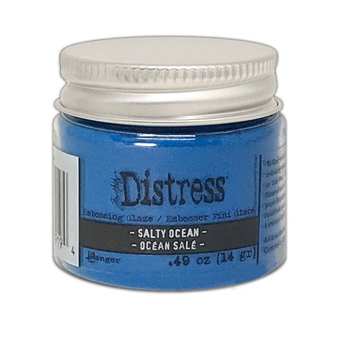 Ranger Salty Ocean Tim Holtz® Distress Embossing Glaze - TDE79194 - Lilly Grace Crafts