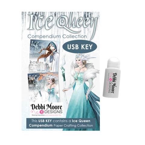 Debbi Moore Designs Ice Queen Compendium Crafting Compendium USB Key Collection - DMUSB087 - Lilly Grace Crafts