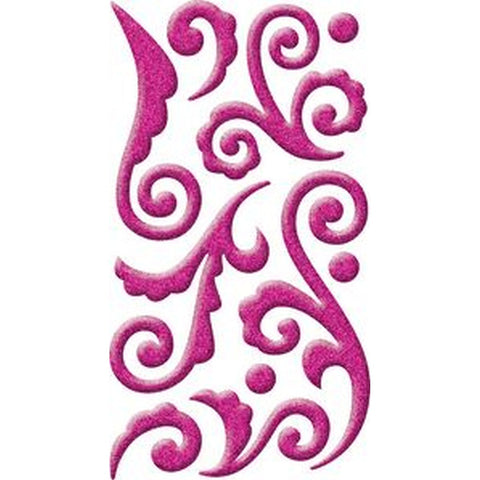 Bling Pink Puffy Flourish - EK52-30003 - Lilly Grace Crafts