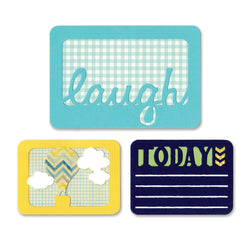 Die Set 3PK - Laugh Today       - SZ659751 - Lilly Grace Crafts