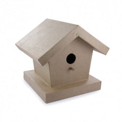 Unbranded Birdhouse Papier-mâché 15x16x17cm - CLLFQXM103 - Lilly Grace Crafts