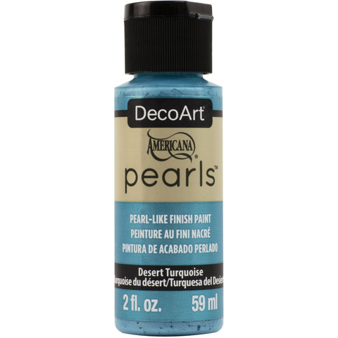 DecoArt Desert Turquoise Americana Pearls - - CLDAP044-2OZ - Lilly Grace Crafts