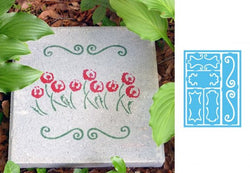 DecoArt Decorative Scrolls Patio Stencil - CLDADCPS05 - Lilly Grace Crafts