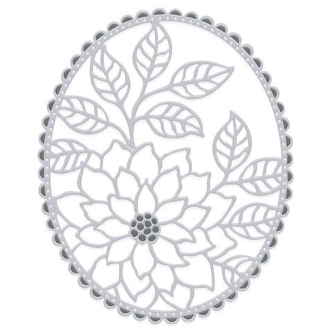 Sweet Dixie SD Large Flower Oval Sweet Dixie Cutting Die - SDD589 - Lilly Grace Crafts