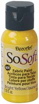 DecoArt Bright Yellow SoSoft 1oz. - CLDA-DSS92-1OZ - Lilly Grace Crafts