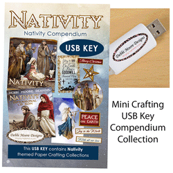 Debbi Moore Designs Nativity USB Crafting Compendium USB Key Collection - DMUSB068 - Lilly Grace Crafts