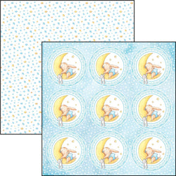 Ciao Bella Papers 12"x12" Sheets x12 Dormi piccolino Boy - CBSS070 - Lilly Grace Crafts