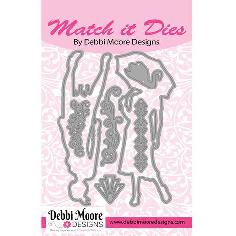 Debbi Moore Designs Match it - Springtime Die - Art Deco - DMMI123 - Lilly Grace Crafts