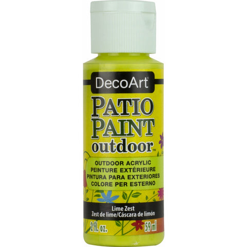 DecoArt Lime Zest Patio Paint - CLDCP94-2OZ - Lilly Grace Crafts