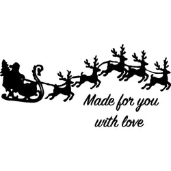 EM Richford Personalised Stamps - Christmas - Sleigh - CC0234_2 - Lilly Grace Crafts