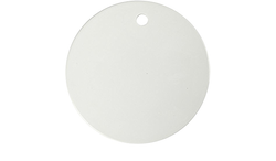 Creativ 15cm Round Ceramic Plaque with hole Box of 10 - CLCV55511 - Lilly Grace Crafts