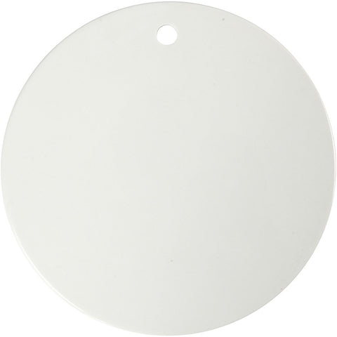 Creativ 20cm Round Ceramic Plaque with hole Box of 10 - CLCV55513 - Lilly Grace Crafts