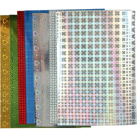 Creativ Holographic Paper A4 120g 8 sheets - CLCV449470 - Lilly Grace Crafts